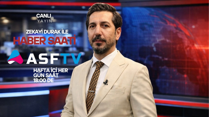 Zekayi Durak ASF TV Ana Haber Bülteni ile Ekranlarda